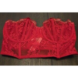 Victoria's Secret Dream Angels scalloped lace bustier